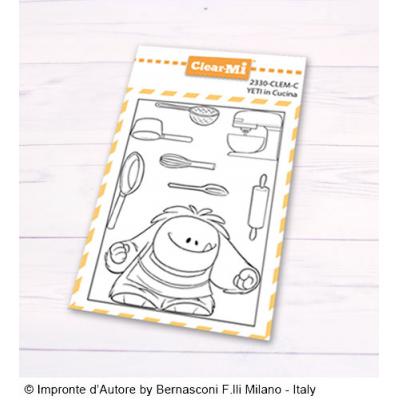 Impronte d’Autore Clear Stamps Yeti In Cucina - Yeti in der Küche